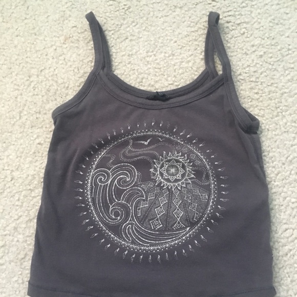 gray crop top - Picture 1 of 1